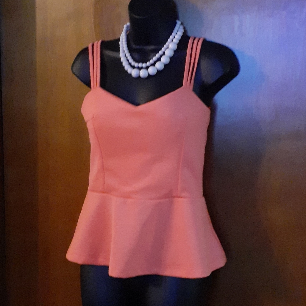 Seduction Peblum Top Size Medium